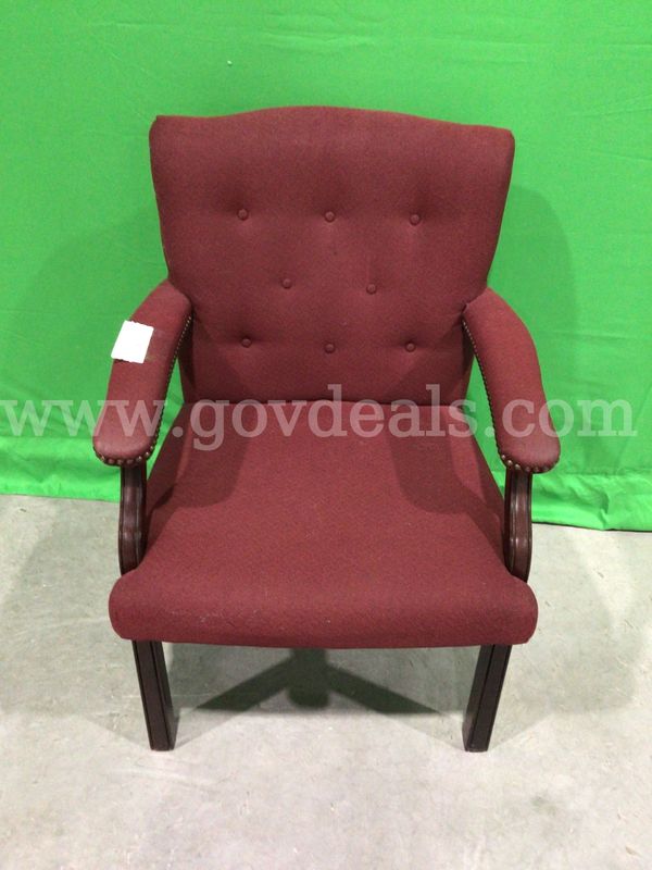 Red Upholstered Chair