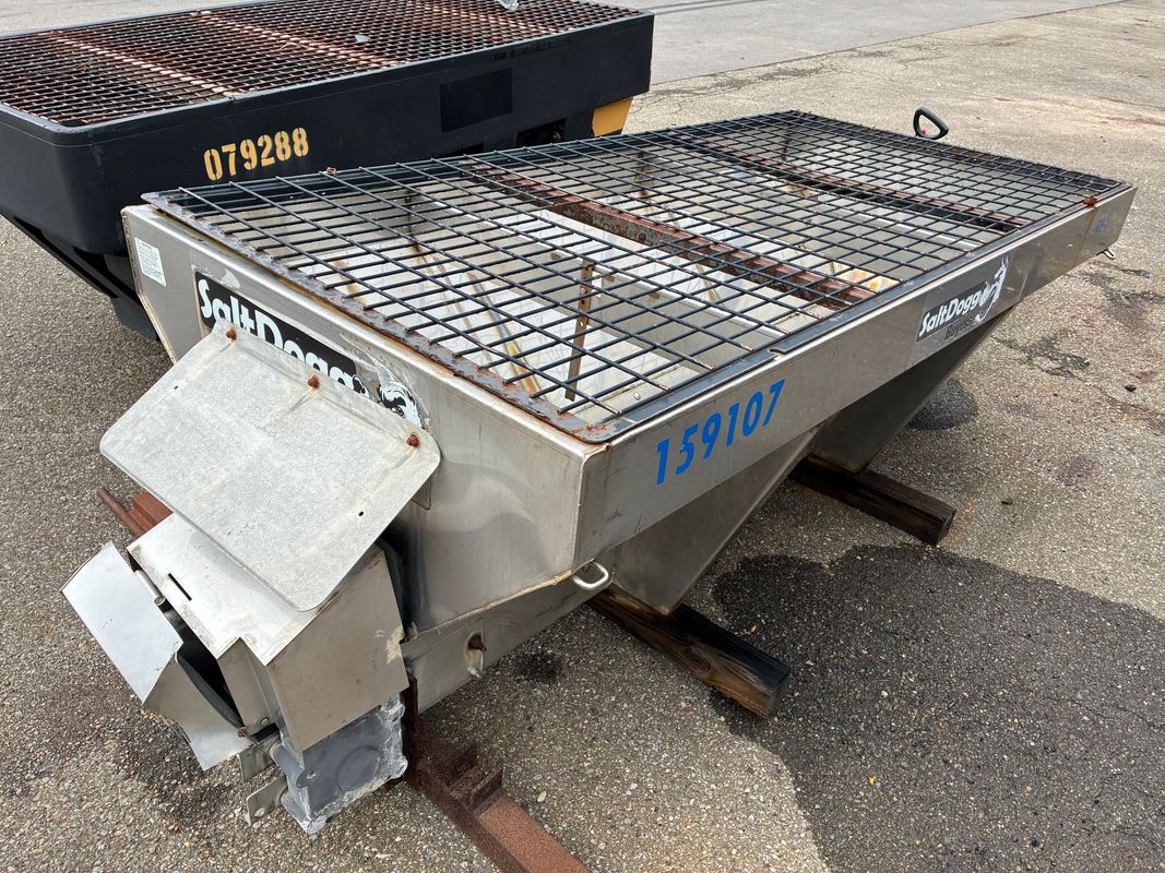 SaltDogg Stainless Steel Hopper Salt Spreader