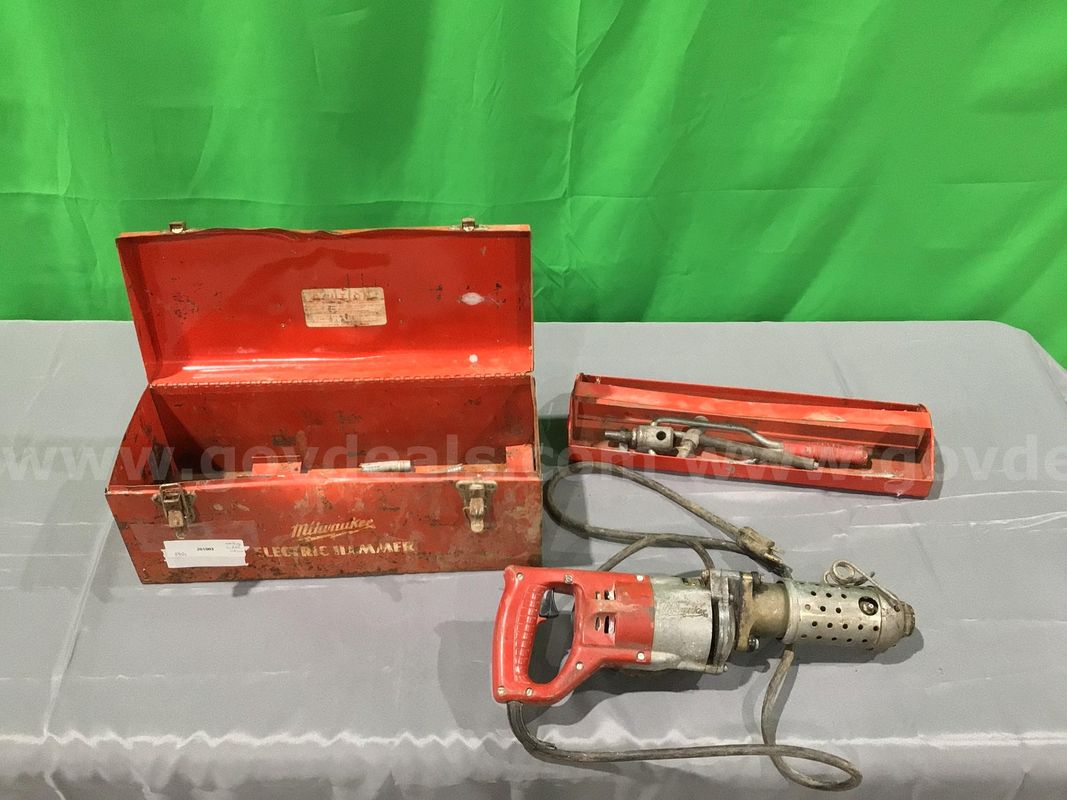 Milwaukee Hammer Drill with Toolbox