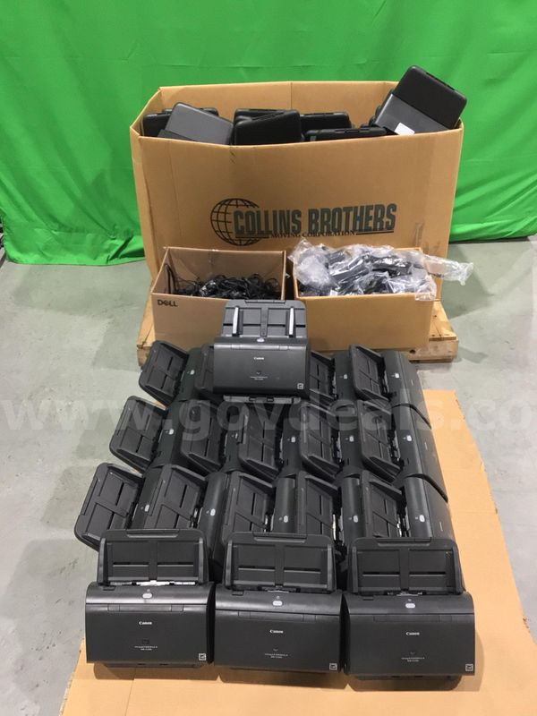 (2) Pallets of Approx. (62) Canon DR-C230 Scanners