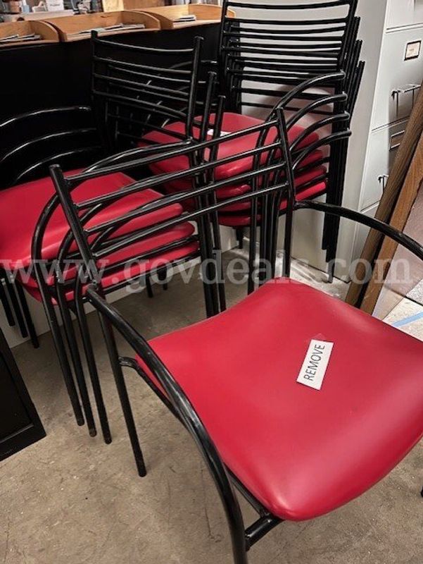 Lot of (8) Stacking Chairs