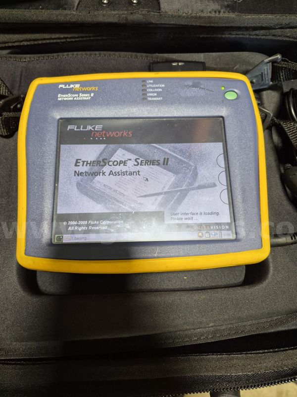FLUKE PORTABLE NETWORK ANALYZER GOOD CONDITION