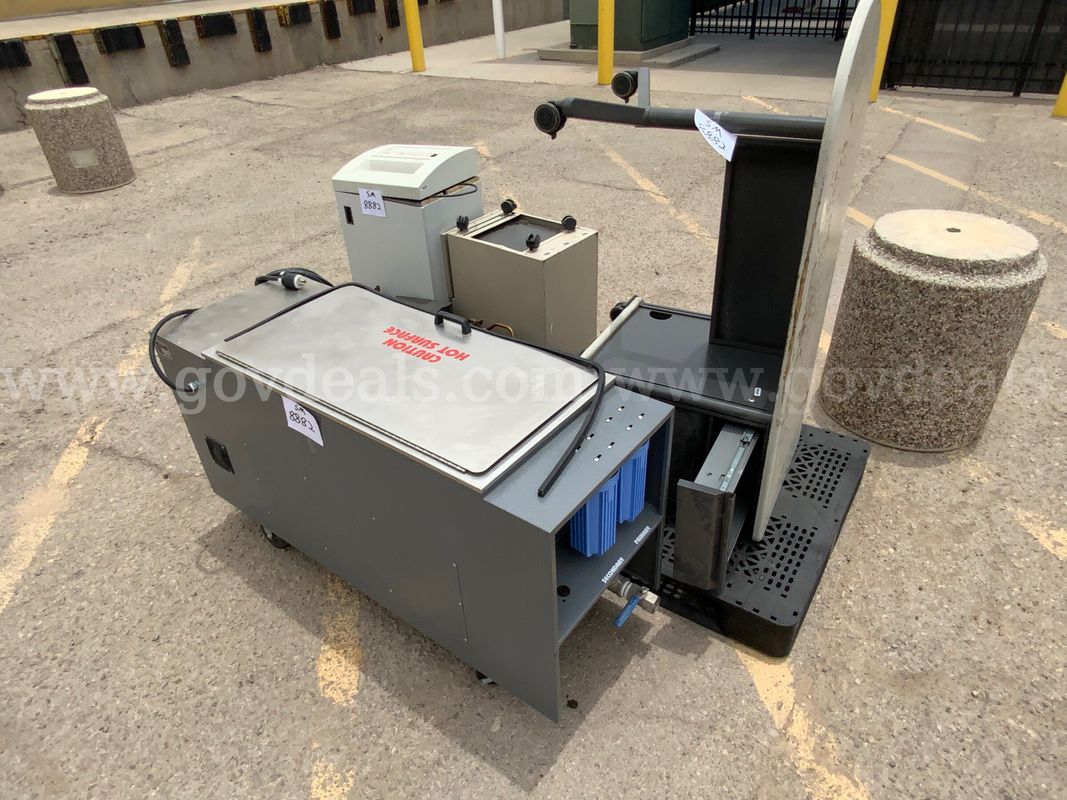 USED SCRAP FILTRATION TANK AND MISC. ITEMS