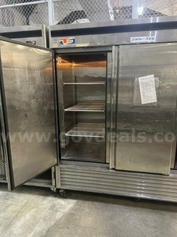 Lot of (2) 2018 US Refrigeration UM-72F 3 Door Fridge