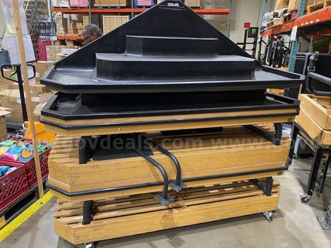 Lot of (4) Pyramid Display Table