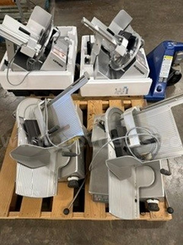 Lot of (4) 2014 Bizerba GSP-HD 913004009 Meat Slicers