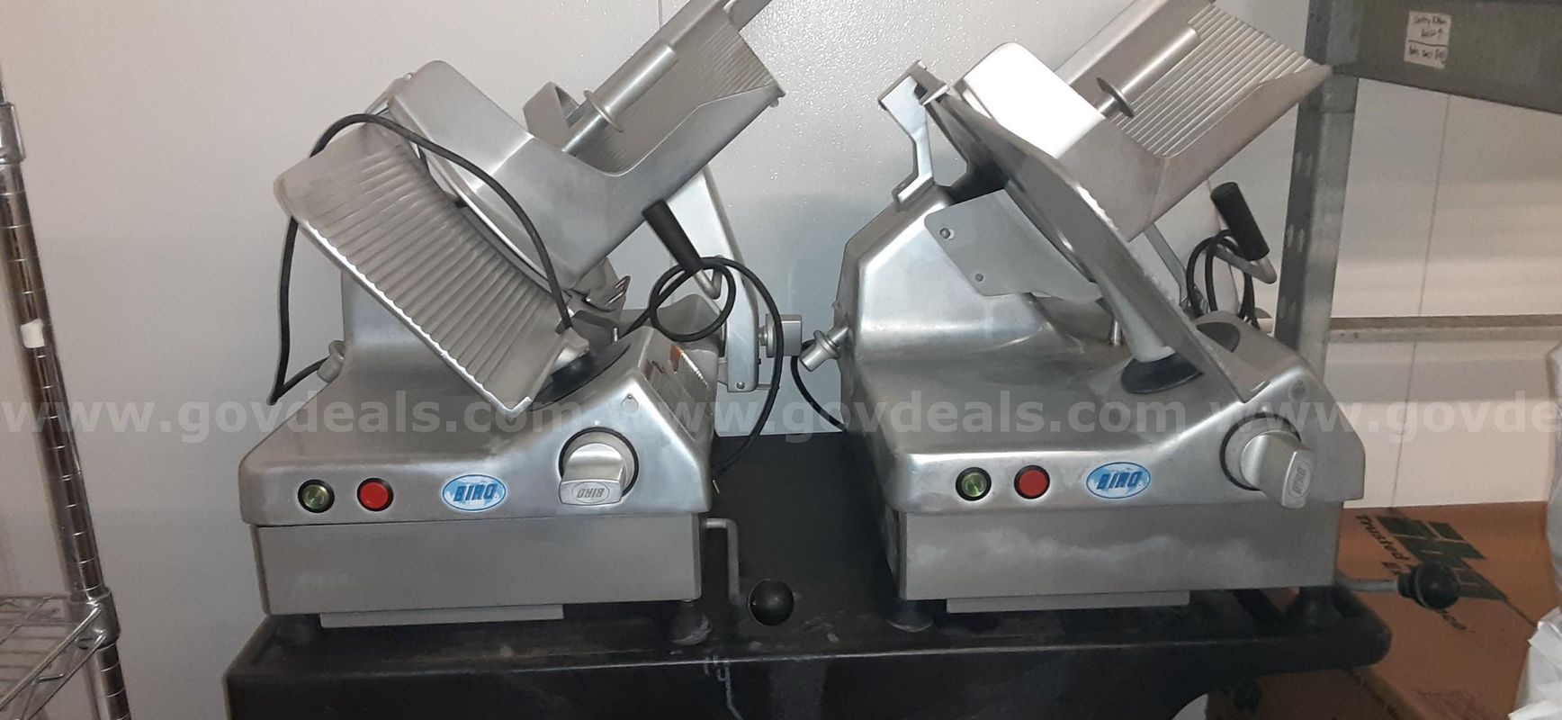 Lot of (2) 2019 Biro B350 Comfort Meat Slicers