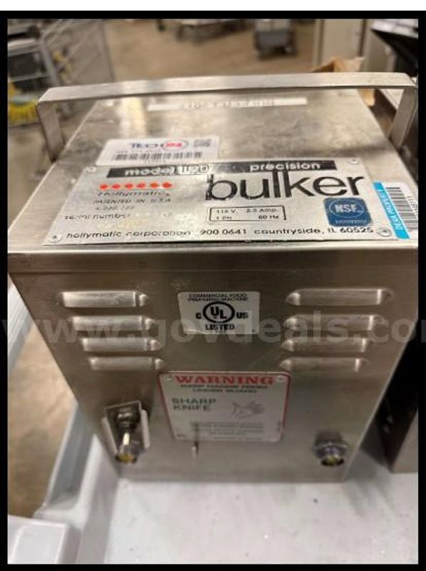 3 ea. Hollymatic 120 Precision Bulker
