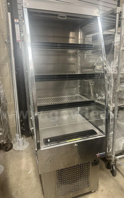 Glass refrigerated display case