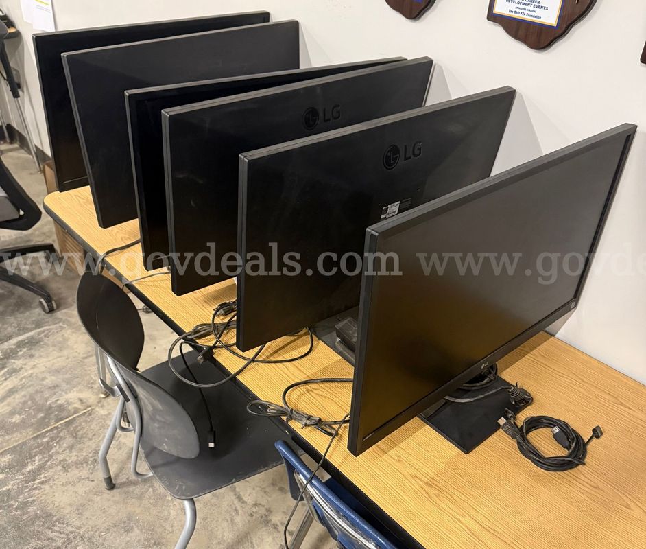 LG 27" LED Monitors, Model 27BK400H, Qty. 6