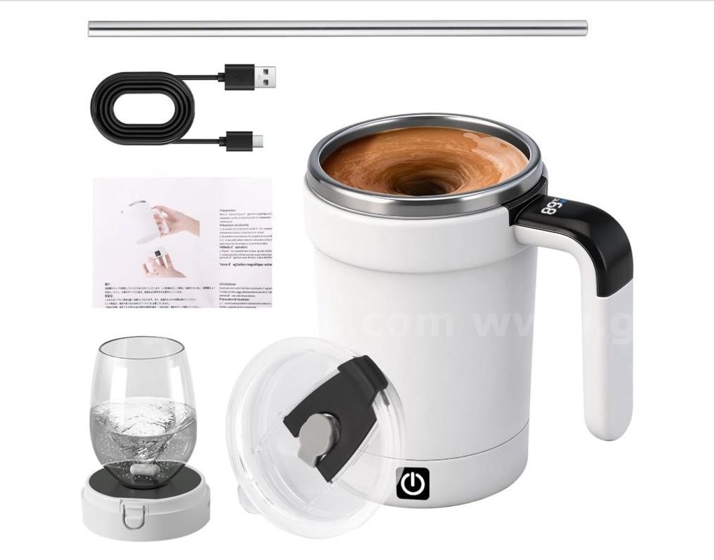 Brand New - Self Stirring Coffee Mug, Rechargeable Self Stirring Mug with Temperature Display,13 oz - Shipping Available