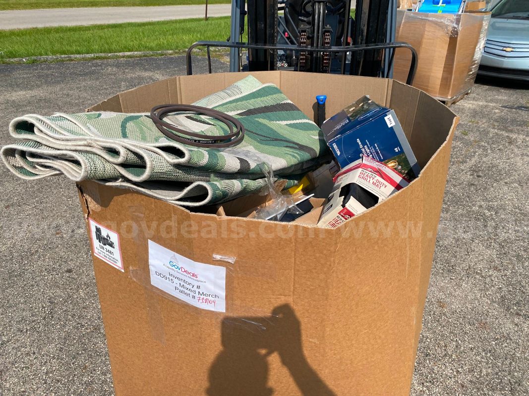 One pallet of assorted general home improvement supplies