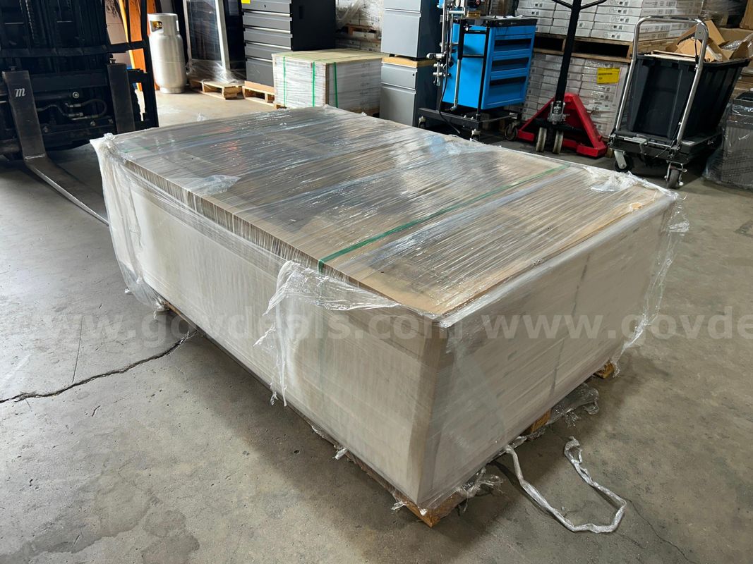 2,613 Sq Ft NEW Teknoflor Commercial CHLORINE FREE Flooring – Woven Charcoal – One Pallet (54 Boxes)