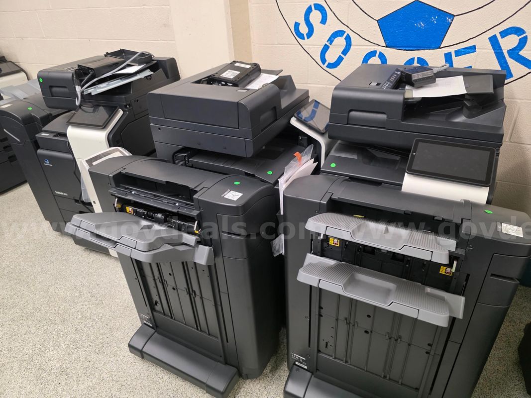 konica Minolta copiers and finishers