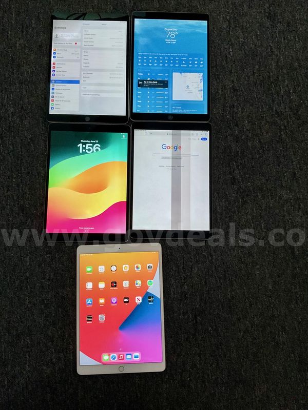Lot of 5 iPad Pro 10.5 2017