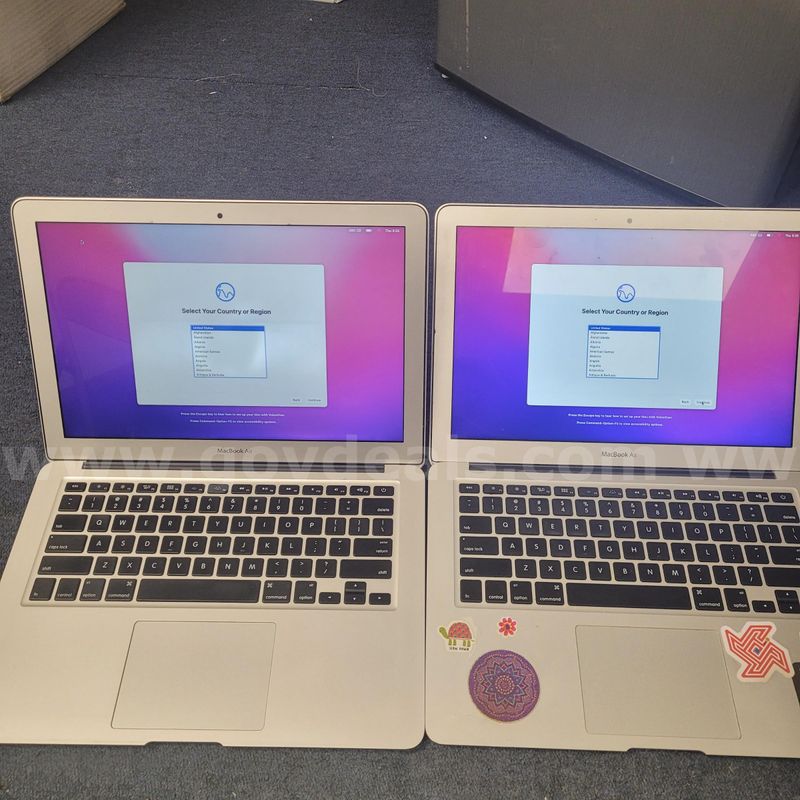 Lot of 10 Apple Macbook Air A1466 2017 & 2015
