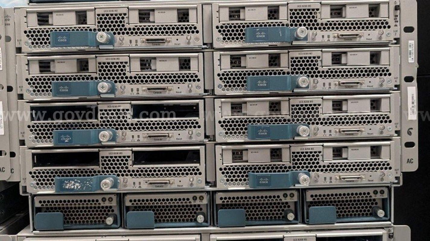 Lot of (8) Cisco UCS B200 M3 Blade Servers w/ 2x Xeon E5-2640 v2 | Mixed UCS B200 M3