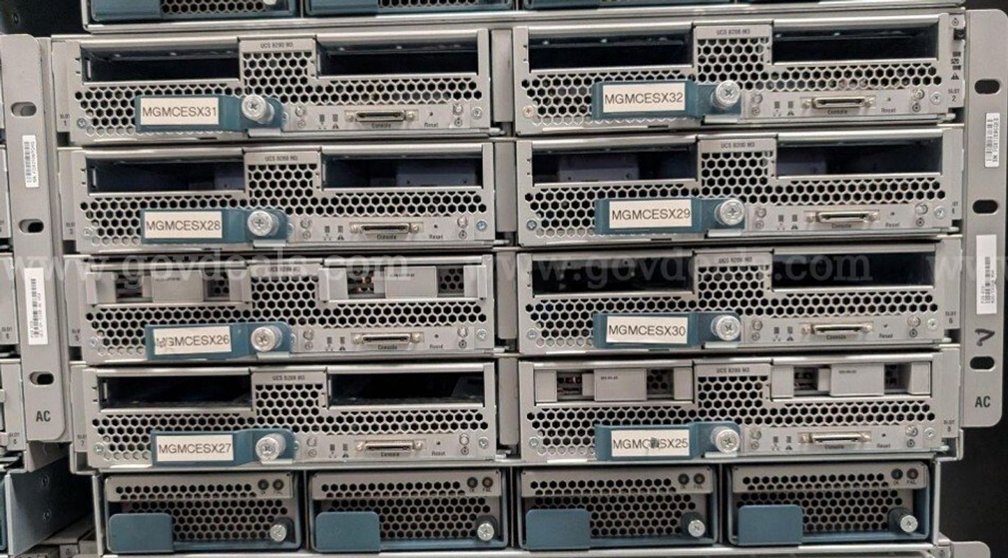 (8) Cisco UCS B200 M3 Blade Servers w/ 2x Xeon E5-2640 v2 | Mixed UCS B200 M3