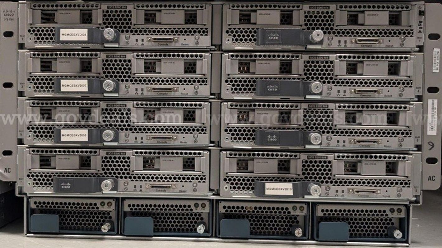 Lot of (8) Cisco UCS B200 M4 Blade Servers w/ 2x Xeon E5-2667 v3 3.2GHz | Mixed UCS B200 M4
