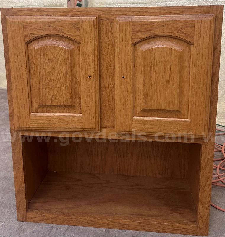 Wood Wall Mounted Storage Cabinet