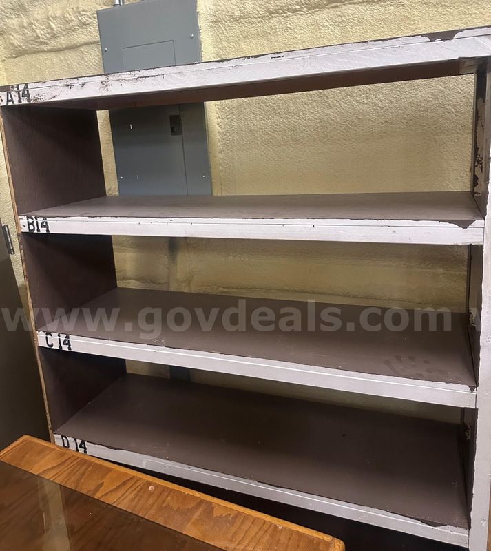 4 Wooden Storage Shelves