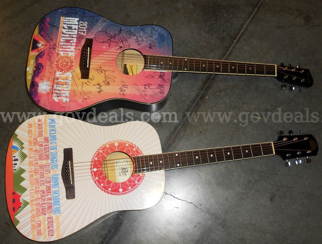 two acustic guitars