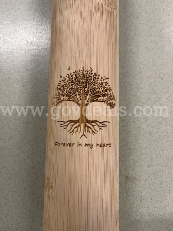 Small bamboo urn
