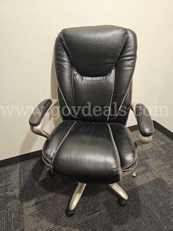 Black Leather Office Chair