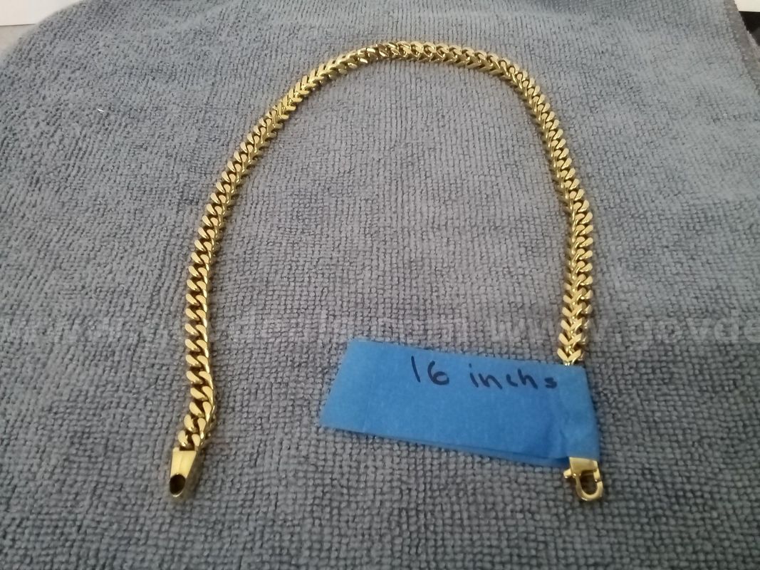 Gold-tone necklace and Silver-tone bracelet