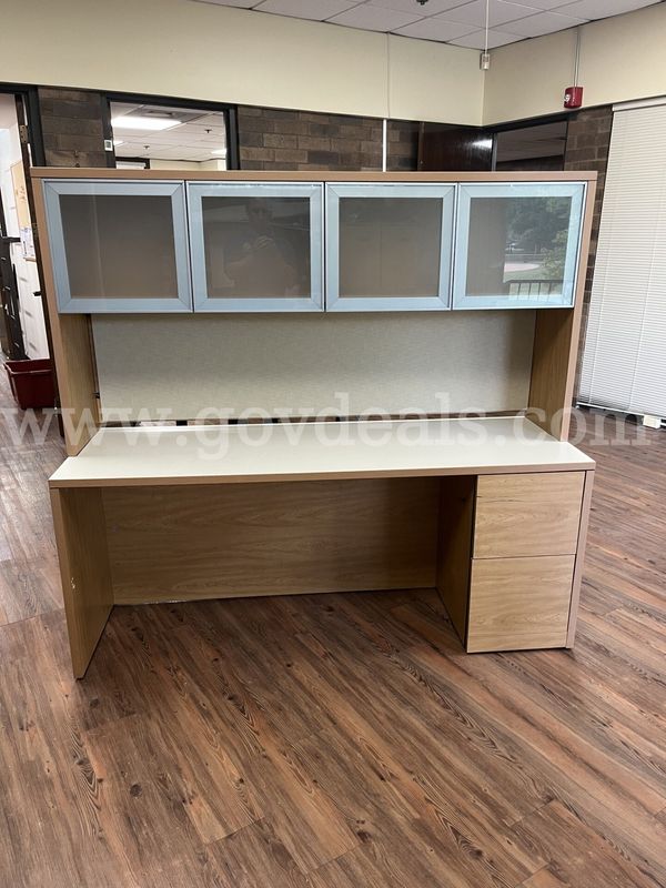 Hon Desk with cabinets