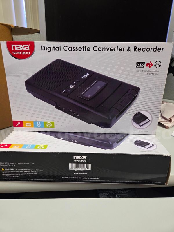 Brand New in box-Digital Cassette Converter & Recorder