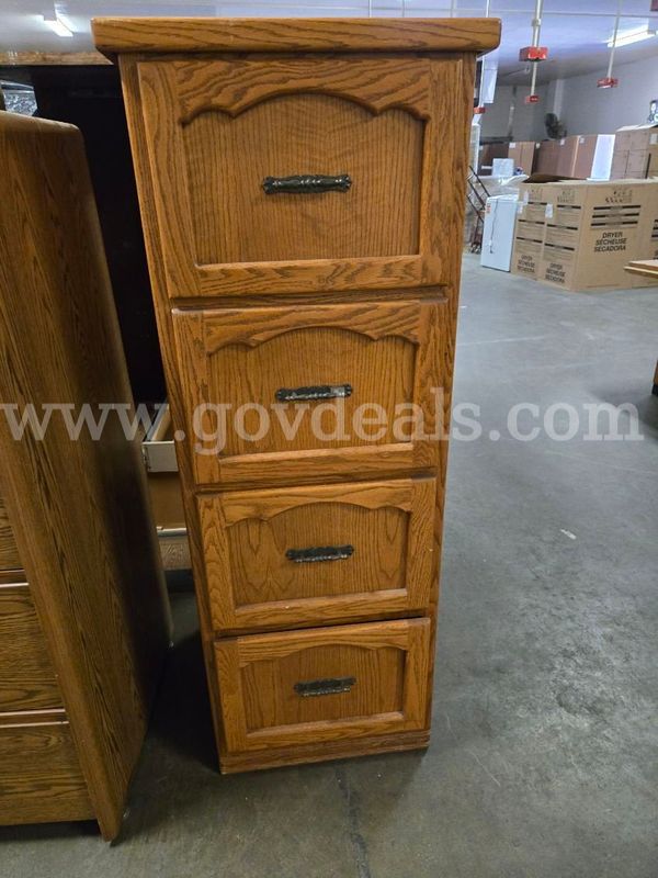 Lot of Wooden File Cabinets (3)