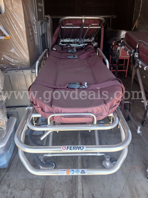 Lot of Mobile Transporter Medical Cots