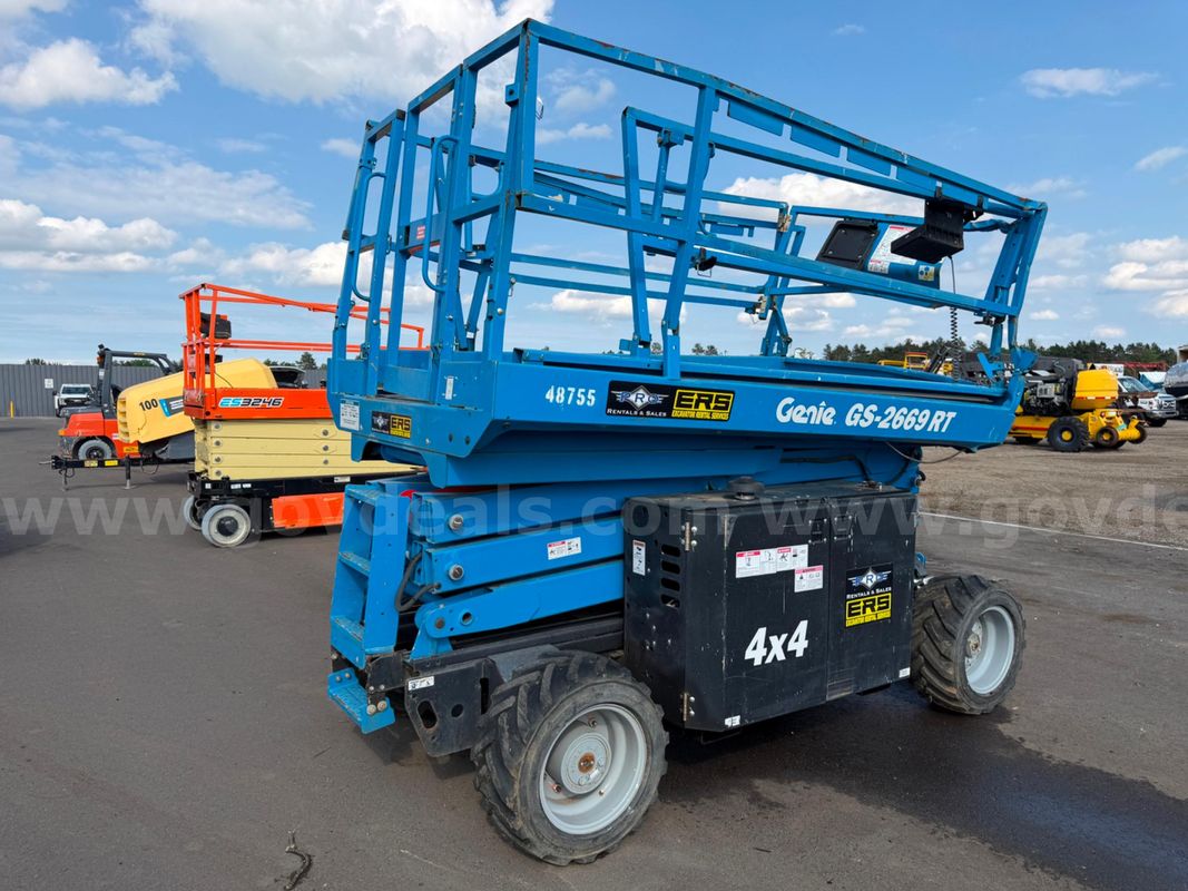 2018 Genie Gs2669 Rt Scissor Lift
