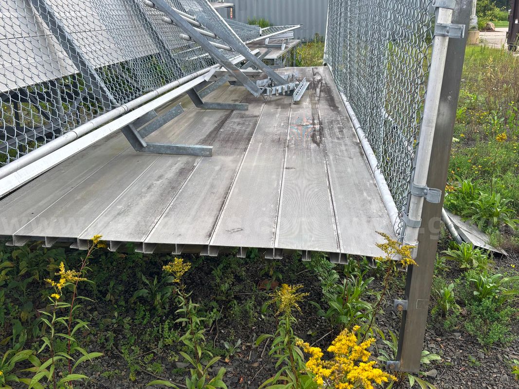 Aluminum Stadium Bleachers & Galvanized Steel Framing