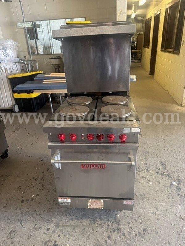 Vulcan Electric Range 4 Burner Cook Top