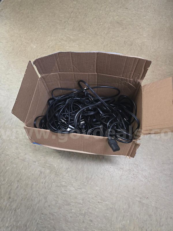 Lot of Assorted Computer Power Cords (IEC C13)