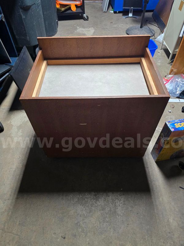 Collapsible Library Book Drop Bin – Wood Construction (For Parts/Repair)