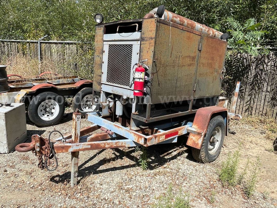 Generator on Trailer