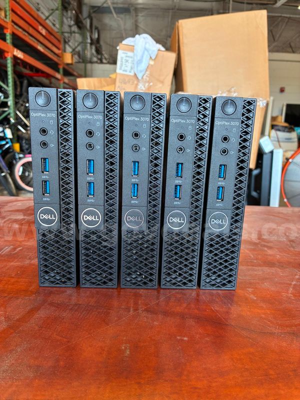 Lot of Five (5) Dell OptiPlex 3070