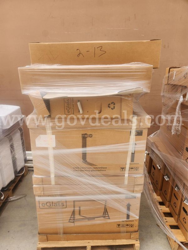 Lot of Glass Whiteboard (13) Units w/Build In Camera
