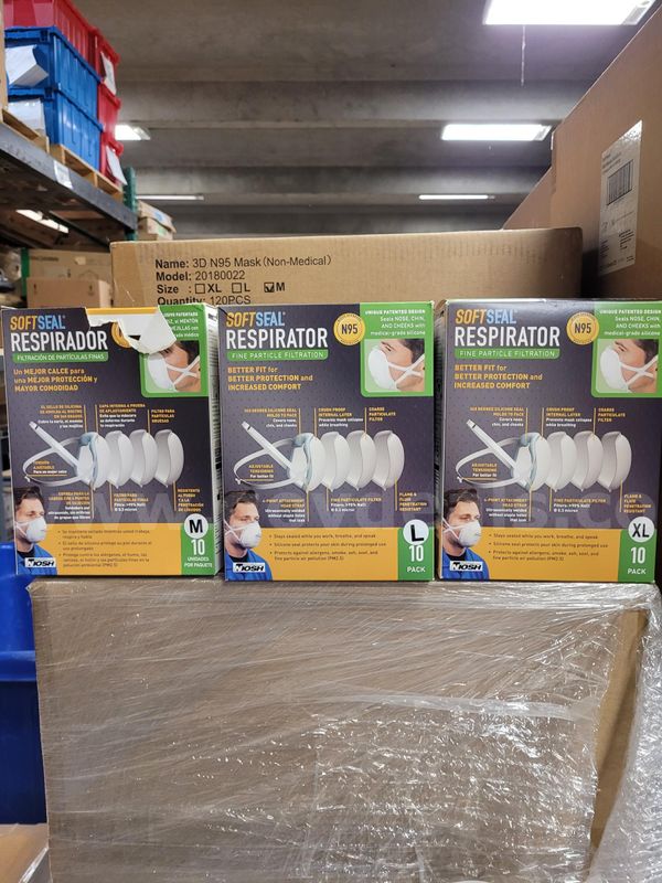 Soft Seal Respirator N95 Masks