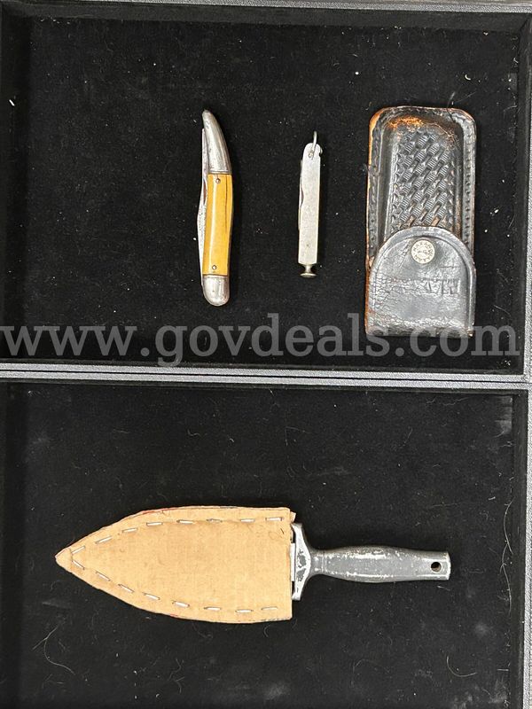 Four Various Knives & Jewelry