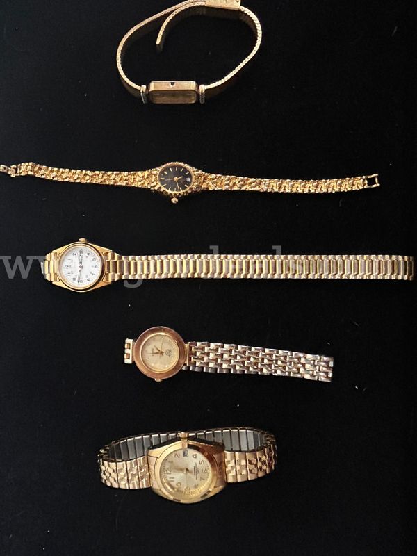 Five Ladies' Watches Including Seiko