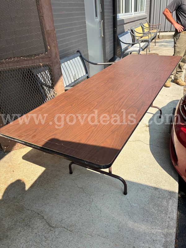 Lot of 10 8ft folding tables