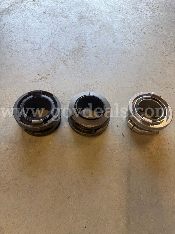 Lot of 3 - 4 Inch Stortz Couplings