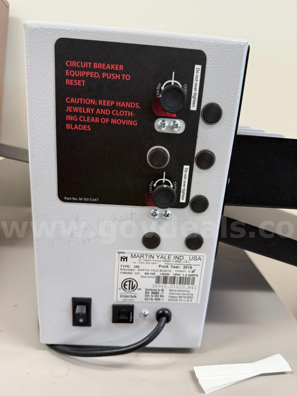 Martin Yale BCS210 Business Card Slitter / Cutter – Commercial Finishing Equipment