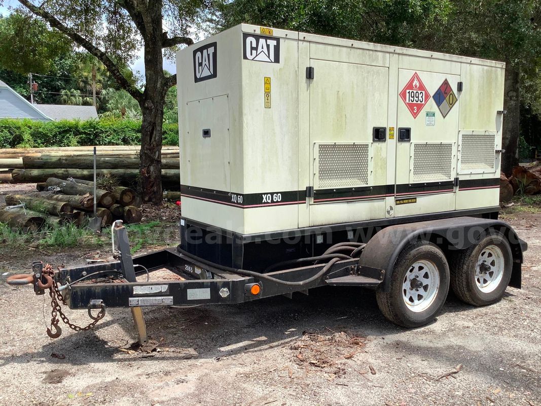 Generator, Portable CAT Model XQ60 57.5kva, 46kw, 60 Hz 208/480V, 3-Phase