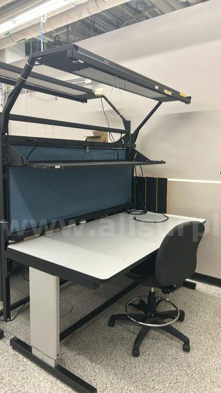 Lot of 5 Production Basics EDS Black Work Stations