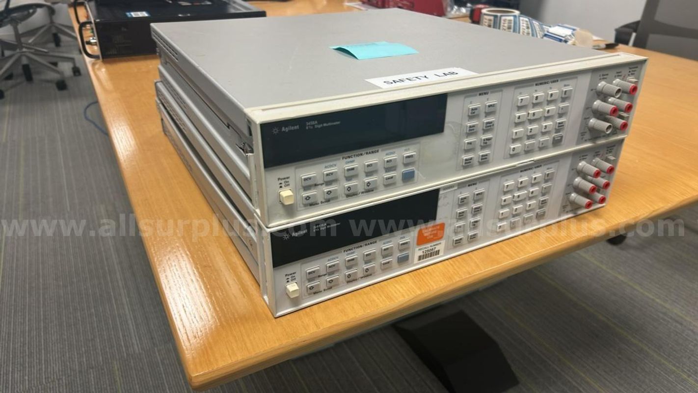 2 pcs., Agilent 3458A - 8.5‑Digit Bench Multimeter